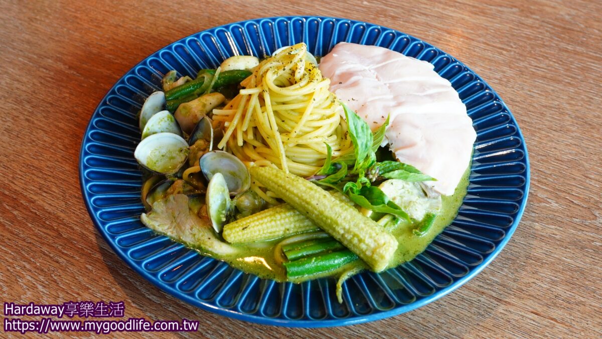蘿勒廚房青醬舒肥雞蛤蜊義大利麵