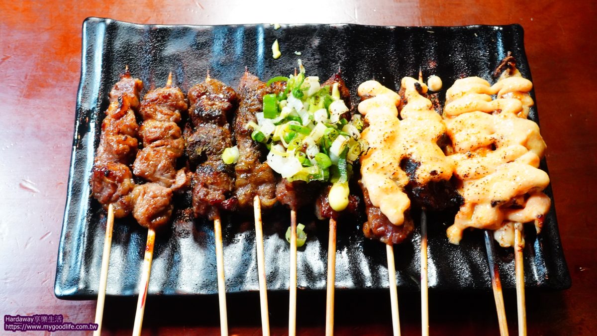 雞老闆孜然牛肉串與鹽烤牛肉串與鹽蔥牛肉串與明太子牛肉串與明太子雞肉串