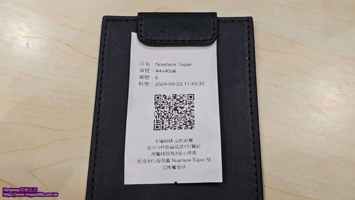 Nowhere Taipei墨西哥餐酒館點餐方式