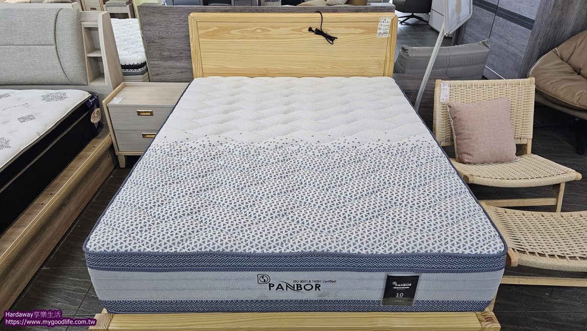 MIT潘柏名床系列產品潘柏爽健獨立筒床墊