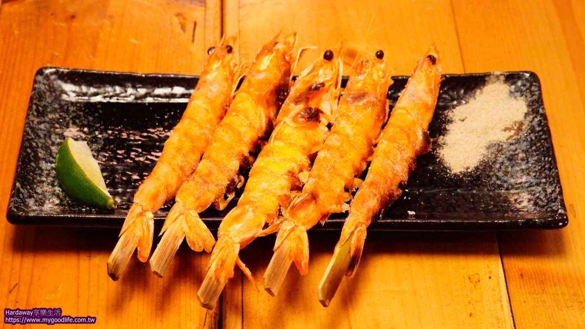 蔦燒日式居酒屋石牌店鹽烤鮮蝦