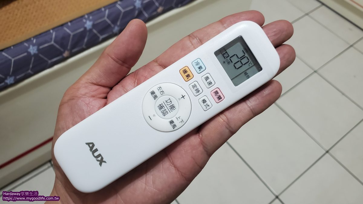 奧克斯極上系列壁掛式變頻冷暖冷氣機MA28IH-AC2遙控器
