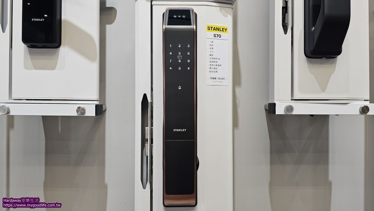 美系STANLEY史丹利S70人臉辨識貓眼電子鎖