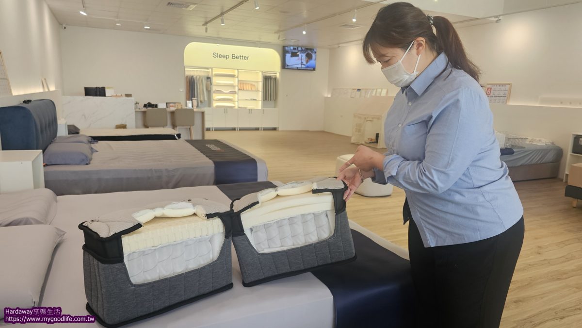 橘家床墊內部構造