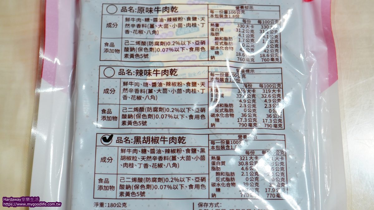 台北好吃牛肉乾