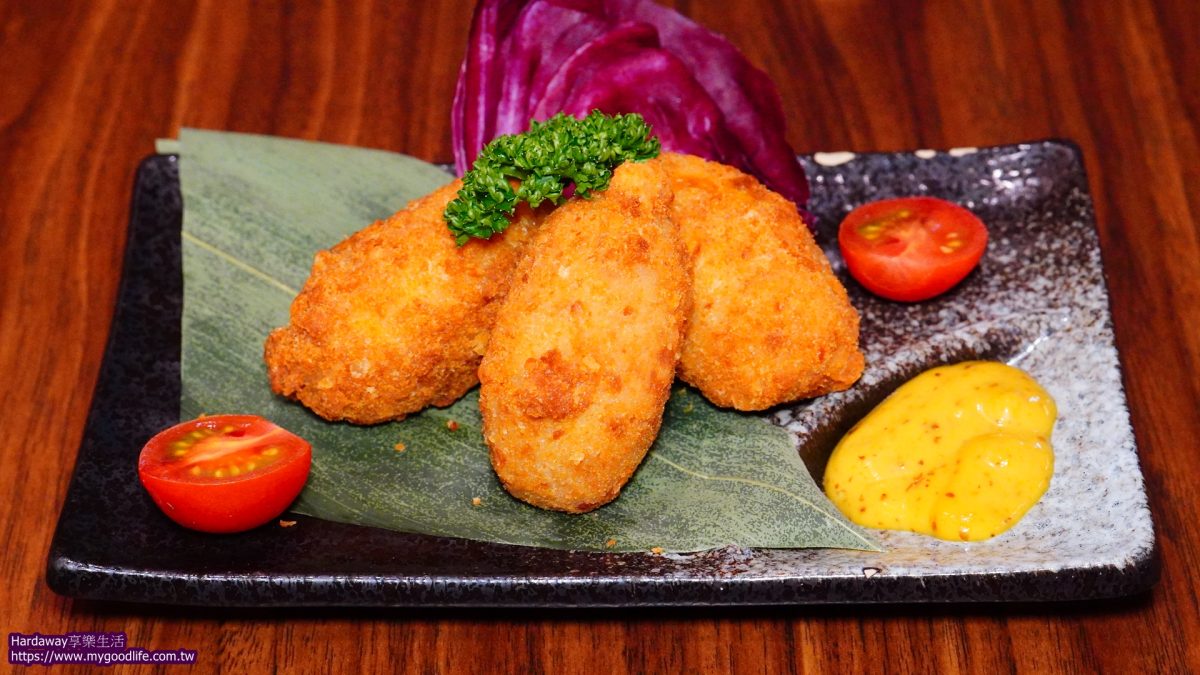 Mura邑居酒屋酥炸起士魚餅佐蜂蜜芥末醬