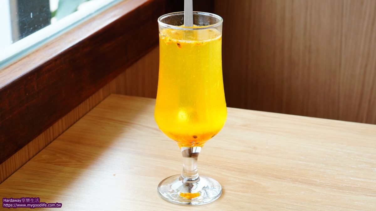 有籽義麵竹北文信店百香果氣泡飲