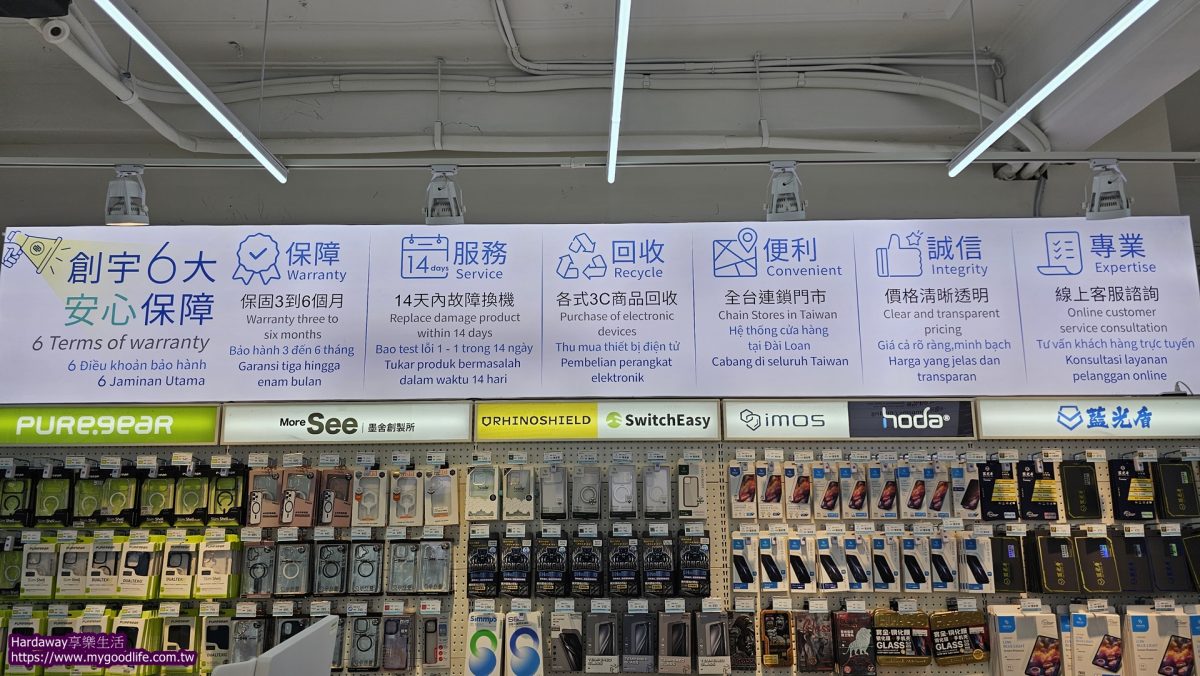創宇通訊二手商品6大安心保障內容