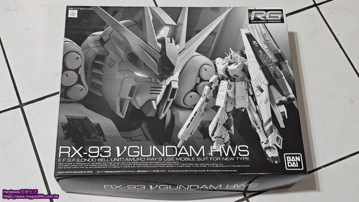 萬代南夢宮逆襲的夏亞RG 1/144 RX-93 ν GUNDAM HWS模型
