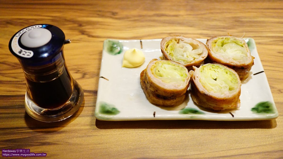 創作串燒野崎豬肉生菜卷