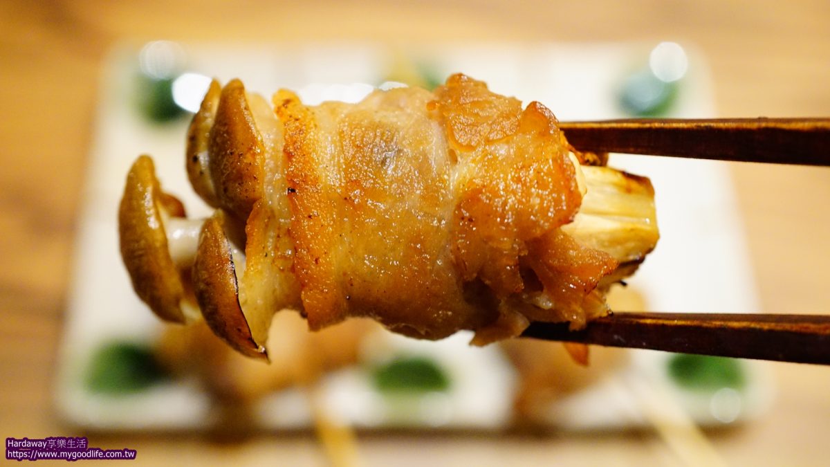 創作串燒野崎豬肉鴻禧菇