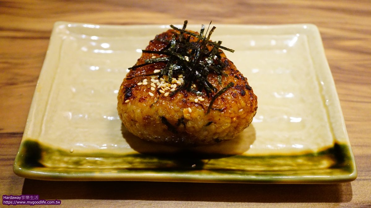創作串燒野崎鮭魚烤飯糰