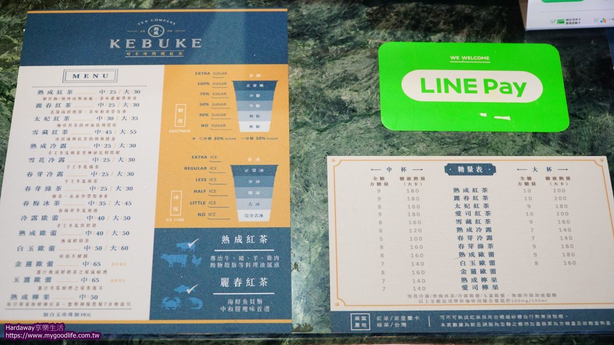可不可熟成紅茶竹北正西店價目表